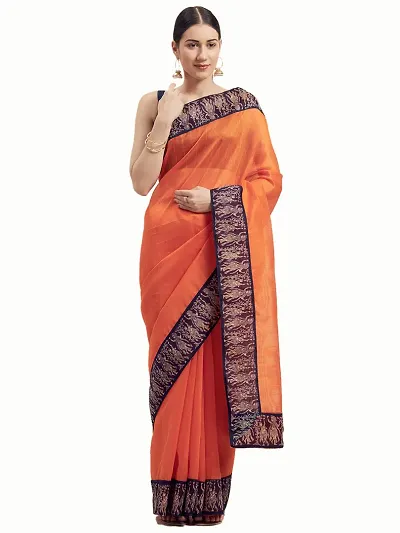 Alluring Art Silk Saree with Blouse piece 