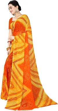 Beautiful Georgette Saree with Blouse piece-thumb3