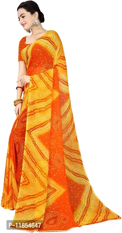 Beautiful Georgette Saree with Blouse piece-thumb4