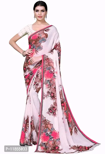 Beautiful Art Silk Saree with Blouse piece-thumb0