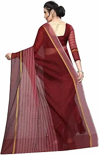 Beautiful Cotton Silk Saree with Blouse Piece-thumb1