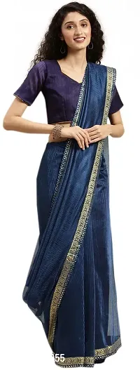 Beautiful Art Silk Saree with Blouse piece-thumb0