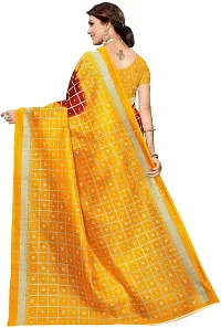 Beautiful Art Silk Saree with Blouse piece-thumb3