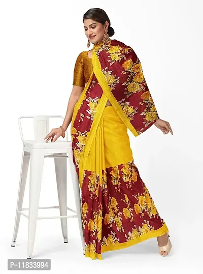 Beautiful Georgette Saree with Blouse Piece-thumb0