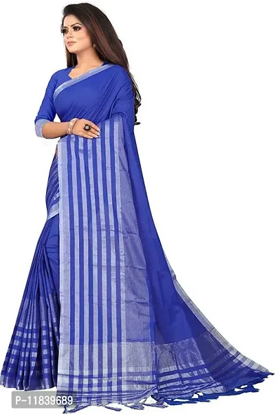 Beautiful Art Silk Saree with Blouse piece-thumb4