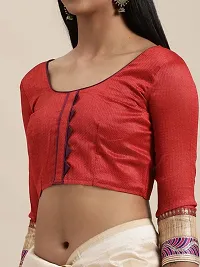 Beautiful Chiffon Saree with Blouse Piece-thumb1