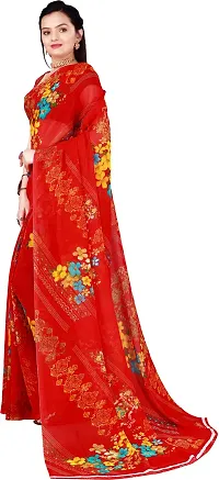 Beautiful Georgette Saree with Blouse piece-thumb2