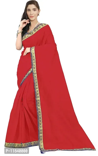 Beautiful Art Silk Saree with Blouse piece-thumb0