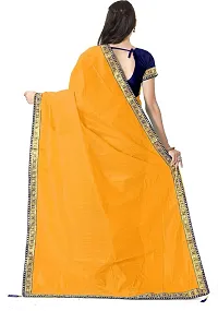 Beautiful Art Silk Saree with Blouse piece-thumb1