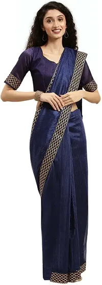 Beautiful Art Silk Saree With Blouse Piece Pack Of 2-thumb3