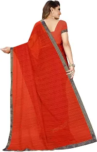 Beautiful Cotton Blend Saree with Blouse piece-thumb2