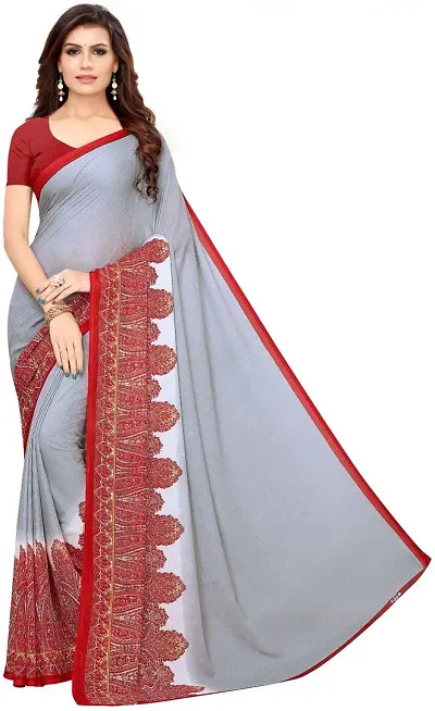 Alluring Georgette Saree with Blouse piece 