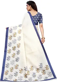 Beautiful Art Silk Saree with Blouse piece-thumb3