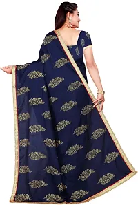 Beautiful Art Silk Saree with Blouse piece-thumb3