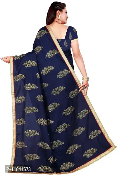 Beautiful Art Silk Saree with Blouse piece-thumb4