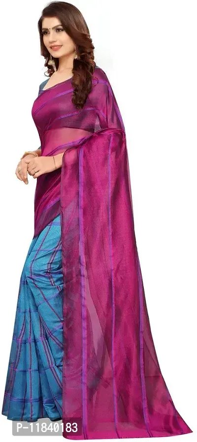 Beautiful Cotton Silk Saree with Blouse piece-thumb3