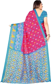 Beautiful Art Silk Saree with Blouse Piece-thumb1