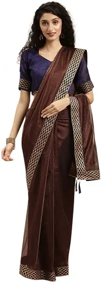 Beautiful Art Silk Saree with Blouse piece