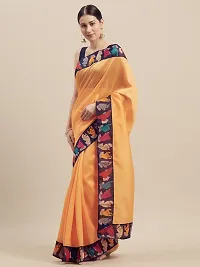 Beautiful Art Silk Saree with Blouse piece-thumb3