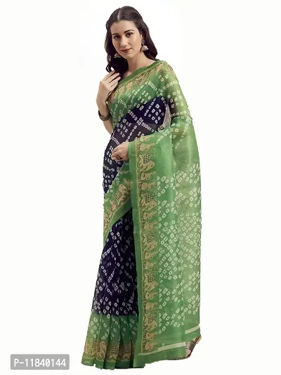 Beautiful Art Silk Saree with Blouse piece-thumb3