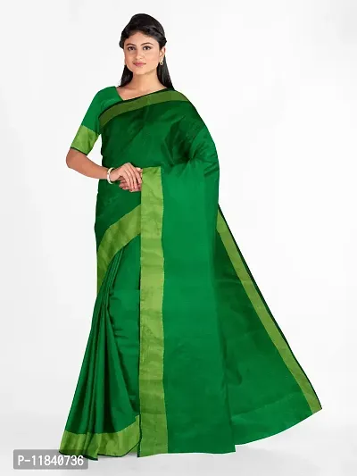 Beautiful Cotton Silk Saree with Blouse piece-thumb0