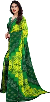 Beautiful Georgette Saree with Blouse piece-thumb1