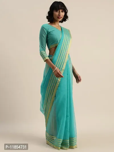 Beautiful Art Silk Saree with Blouse piece-thumb0