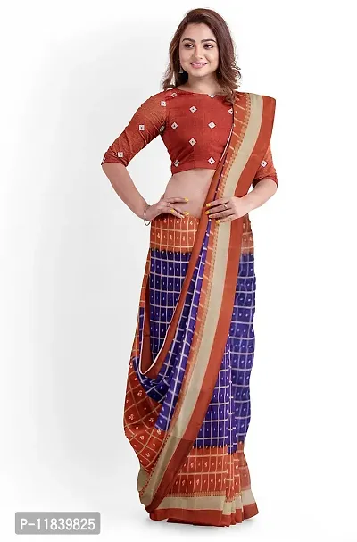 Beautiful Art Silk Saree with Blouse piece-thumb3