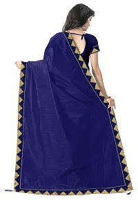 Beautiful Art Silk Saree with Blouse piece-thumb2