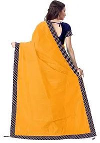 Beautiful Art Silk Saree with Blouse piece-thumb1