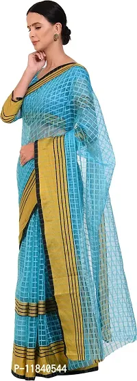 Beautiful Cotton Silk Saree with Blouse piece-thumb3