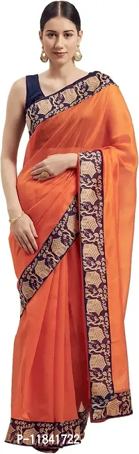 Beautiful Art Silk Saree with Blouse piece