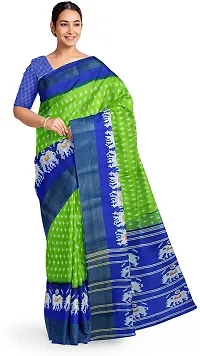 Beautiful Art Silk Saree with Blouse piece-thumb3