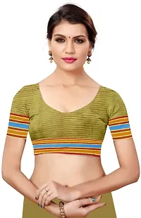 Beautiful Cotton Silk Saree with Blouse piece-thumb3