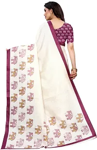 Beautiful Art Silk Saree with Blouse piece-thumb3