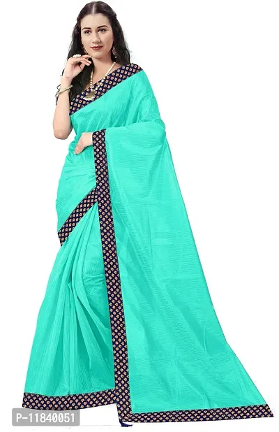 Beautiful Cotton Silk Saree with Blouse piece-thumb0