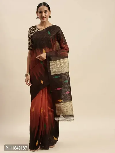 Beautiful Art Silk Saree with Blouse piece