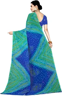 Beautiful Georgette Saree with Blouse Piece-thumb1