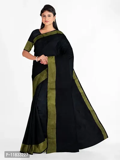 Beautiful Cotton Silk Saree with Blouse Piece