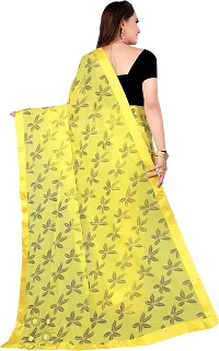 Beautiful Cotton Blend Saree with Blouse piece-thumb2