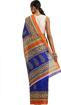 Beautiful Art Silk Saree with Blouse Piece-thumb1