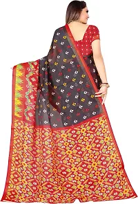 Beautiful Art Silk Saree with Blouse Piece-thumb1