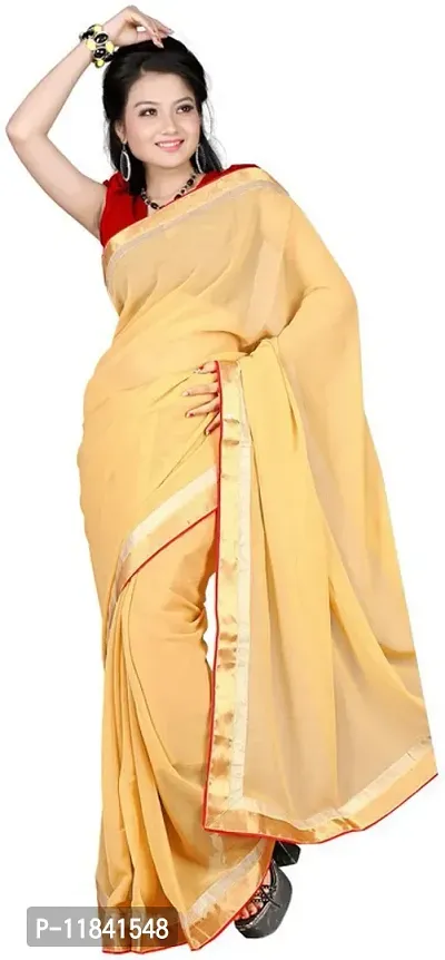 Beautiful Art Silk Saree with Blouse piece-thumb0