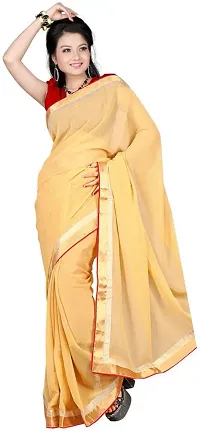 Trending Art Silk Saree with Blouse piece 