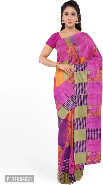 Beautiful Georgette Saree with Blouse piece-thumb0