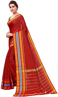 Beautiful Cotton Silk Saree with Blouse piece-thumb2