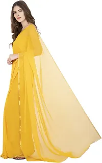 Beautiful Chiffon Saree with Blouse Piece-thumb1