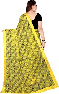 Beautiful Cotton Blend Saree with Blouse piece-thumb2