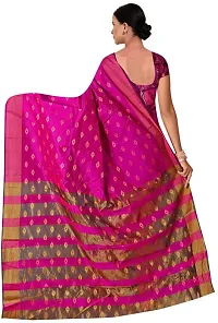 Beautiful Art Silk Saree with Blouse piece-thumb3