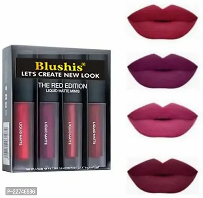 nsta Beauty Sensational Liquid Matte Lipsticks 4 Piece Combo Pack Of 4